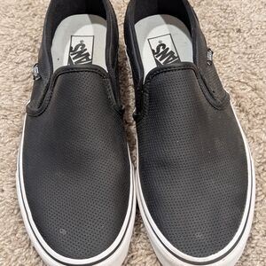Vans Women's Black Slip-On Shoes
